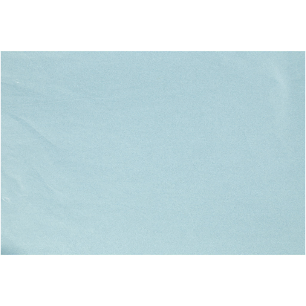 Silkespapper, 50x70 cm, 17 g, ljusblå, 25 ark/ 1 förp.