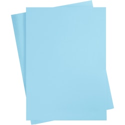 Färgad kartong, A2, 420x600 mm, 180 g, himmelsblå, 100 ark/ 1 förp.