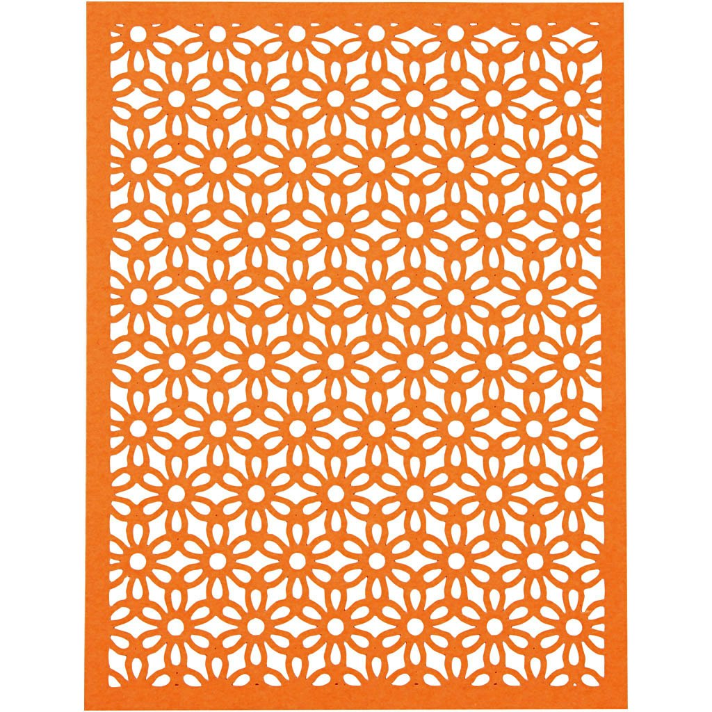 Spetskartong i block, A6, 104x146 mm, 200 g, orange, rosa, röd, rosa, 24 st./ 1 förp.