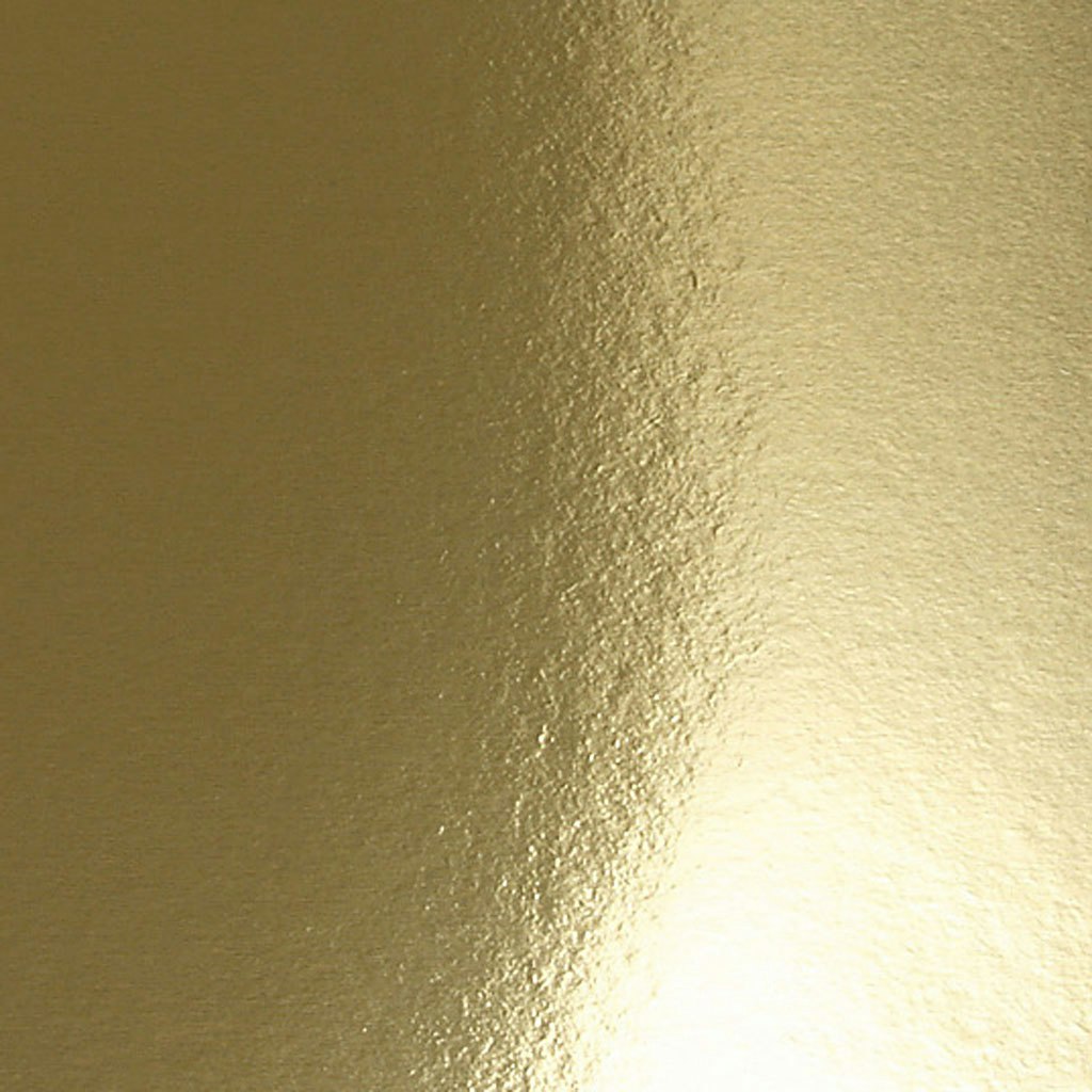 Metallkartong, A2, 420x600 mm, 280 g, guld, 10 ark/ 1 förp.