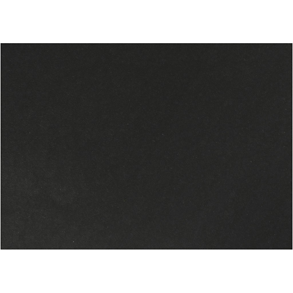 Karduspapper, A4, 210x297 mm, 100 g, svart, 20 ark/ 1 förp.