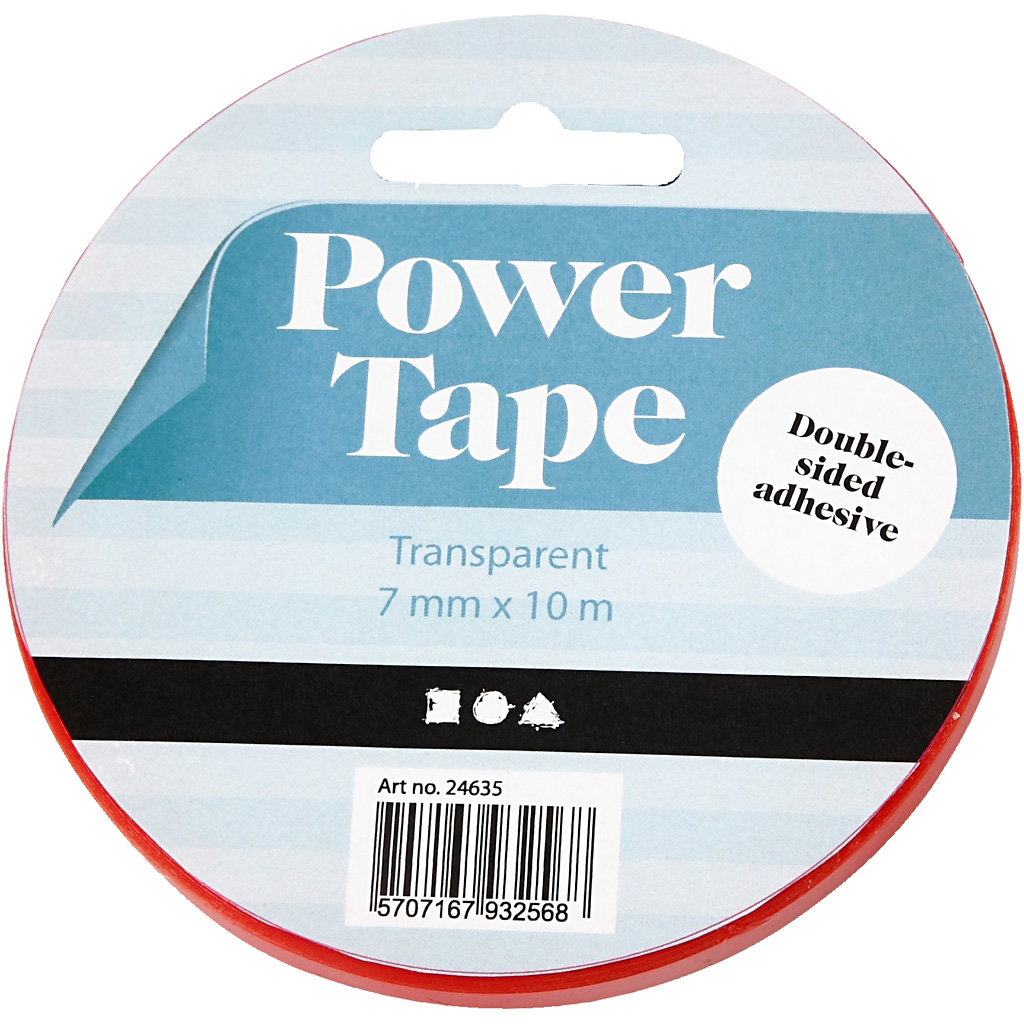 Powertape, B: 7 mm, 10 m/ 1 rl.