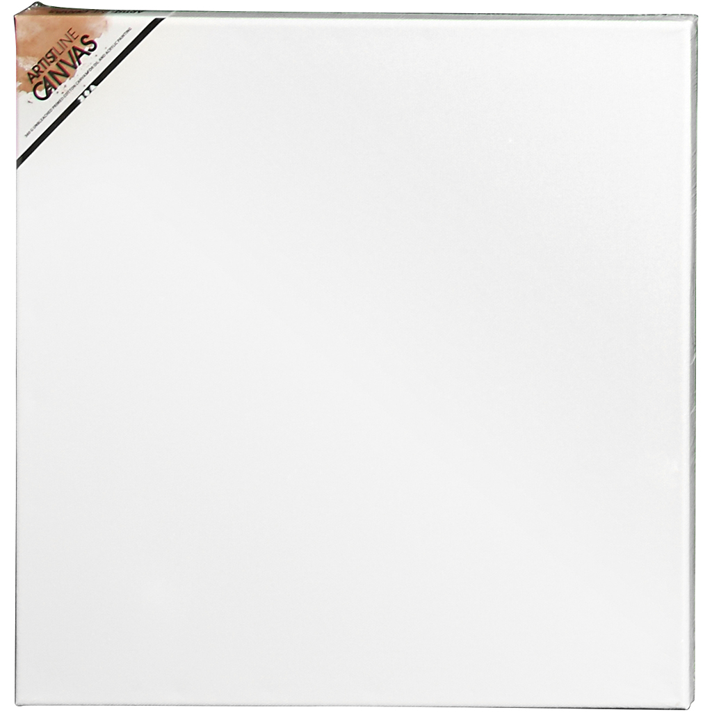 ArtistLine Canvas, djup 1,6 cm, stl. 40x40 cm, 360 g, vit, 1 st.