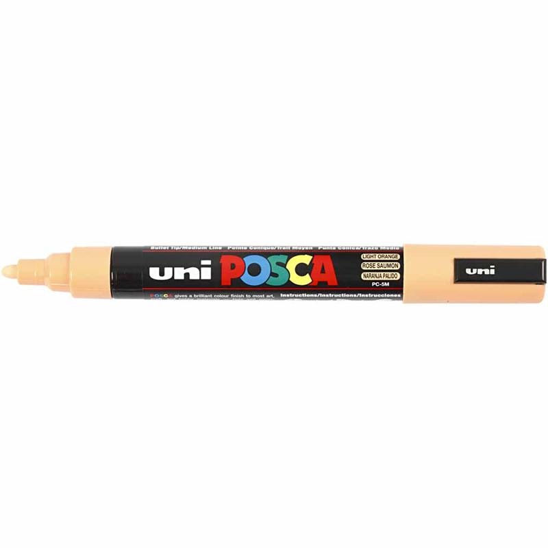 Posca Marker , nr. PC-5M, spets 2,5 mm, pale orange, 1 st.