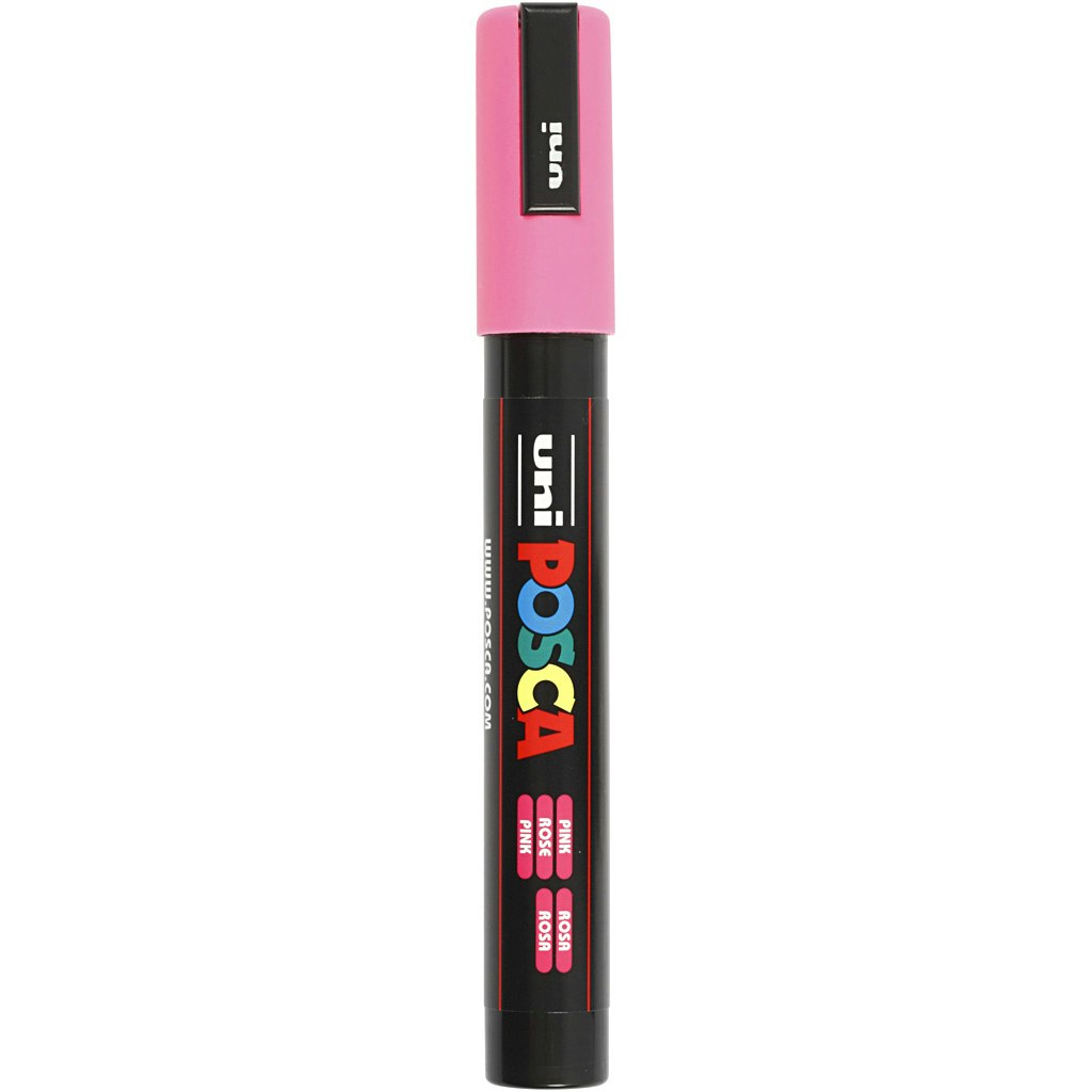 Posca Marker , nr. PC-5M, spets 2,5 mm, rosa, 1 st.