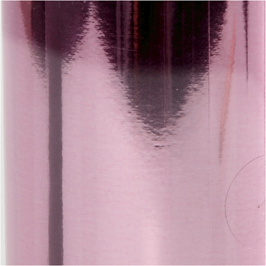Dekorationsfolie, B: 15,5 cm, tjocklek 0,02 mm, rosa, 50 cm/ 1 rl.