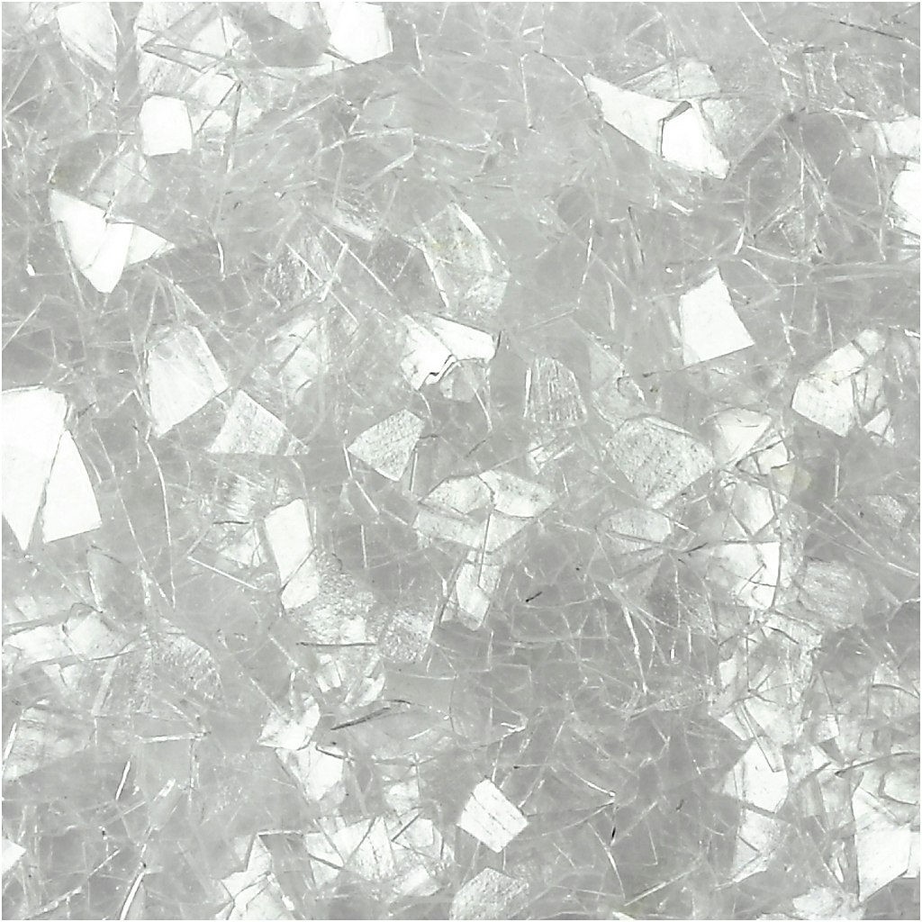 Glitter, stl. 1-3 mm, transparent, 30 g/ 1 burk