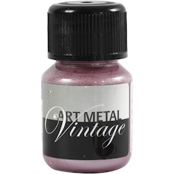 Art Metal färg, pärlröd, 30 ml/ 1 flaska