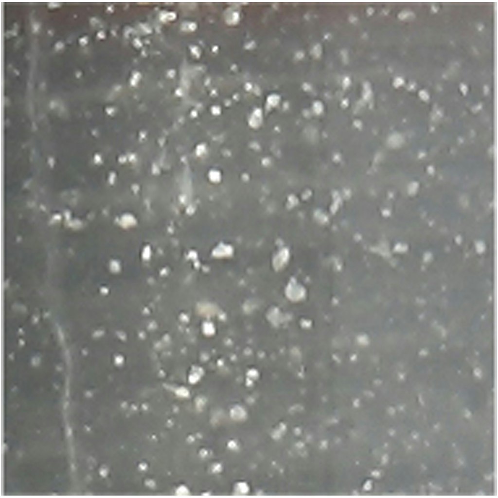 Glas- och porslinstusch, glitter, spets 2-4 mm, semi opaque, grå, 1 st.