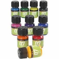 A-Color Glas, mixade färger, 10x30 ml/ 1 förp.