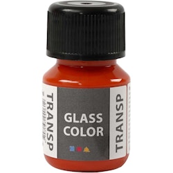 Glasfärg transparent, orange, 30 ml/ 1 flaska