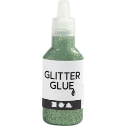 Glitterlim, grön, 25 ml/ 1 flaska