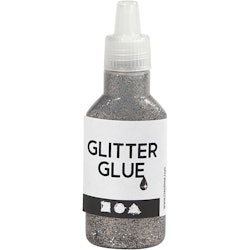Glitterlim, silver, 25 ml/ 1 flaska