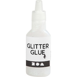 Glitterlim, holografiskt vit, 25 ml/ 1 flaska
