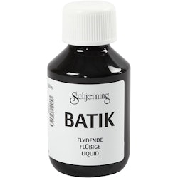 Batikfärg, svart, 100 ml/ 1 flaska