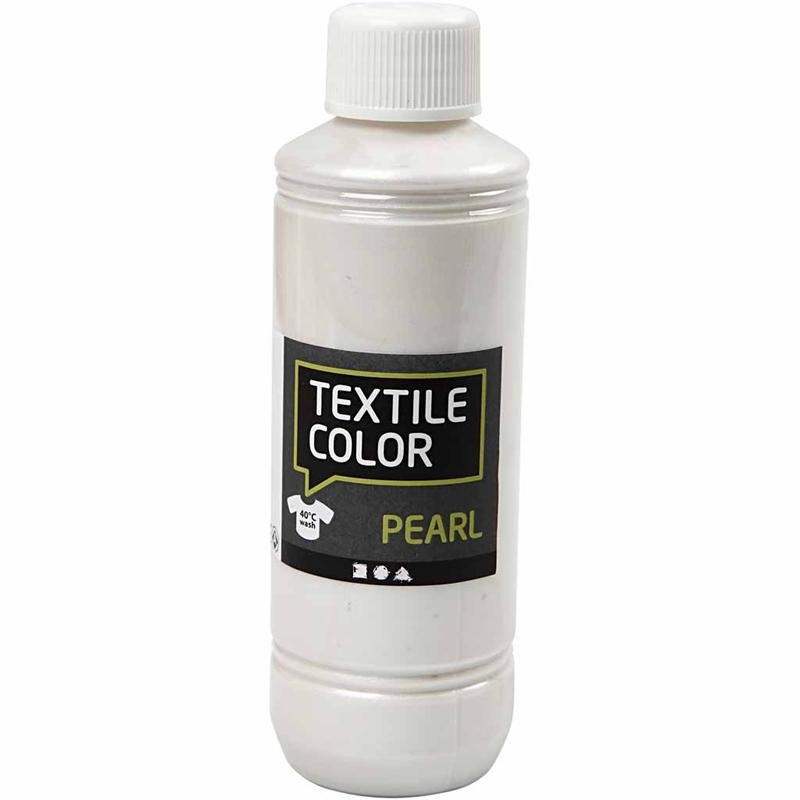 Textile Color, pärlemor, base, 250 ml/ 1 flaska