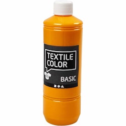 Textile Color textilfärg, gul, 500 ml/ 1 flaska
