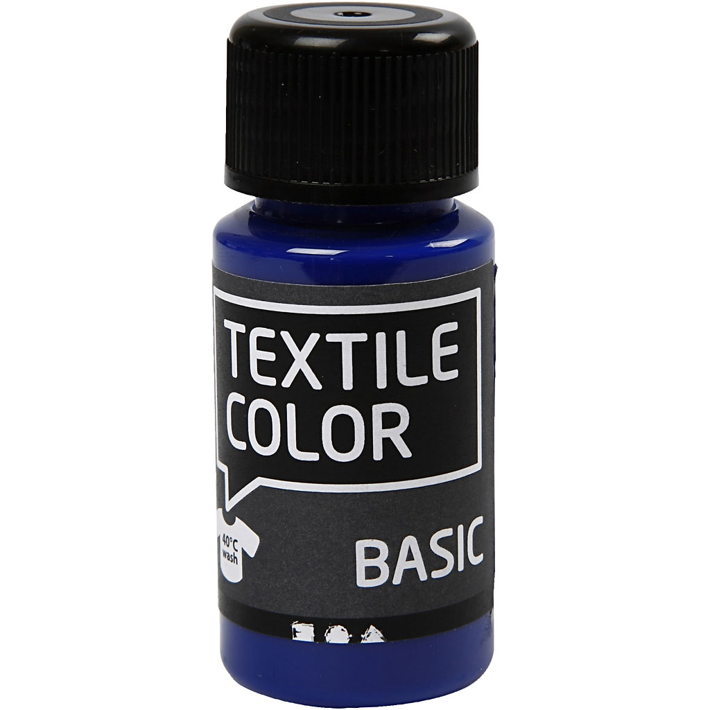Textile Color textilfärg, primärblå, 50 ml/ 1 flaska