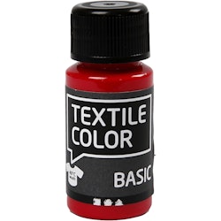 Textile Color textilfärg, primärröd, 50 ml/ 1 flaska