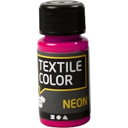 Textile Color textilfärg, neonrosa, 50 ml/ 1 flaska