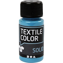 Textile Solid textilfärg, täckande, turkosblå, 50 ml/ 1 flaska