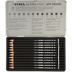 Lyra Art Design byertspennor, hårdhet F, 12 st./ 1 förp.