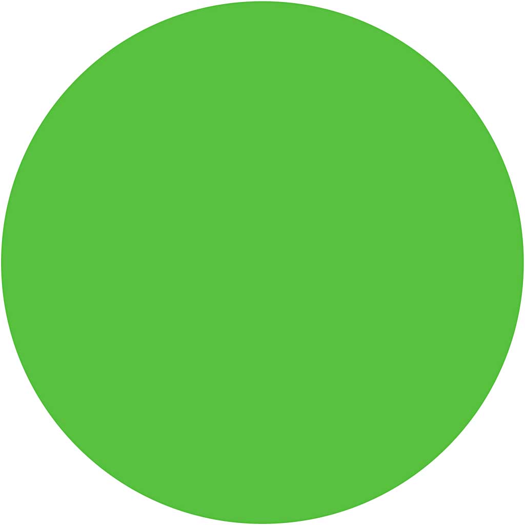 Vattenfärg, H: 16 mm, Dia. 44 mm, grön, 6 st./ 1 förp.