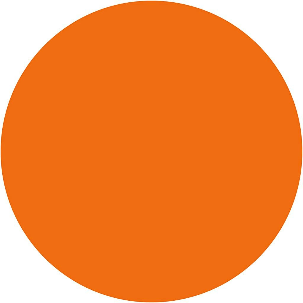 Vattenfärg, H: 16 mm, Dia. 44 mm, orange, 6 st./ 1 förp.