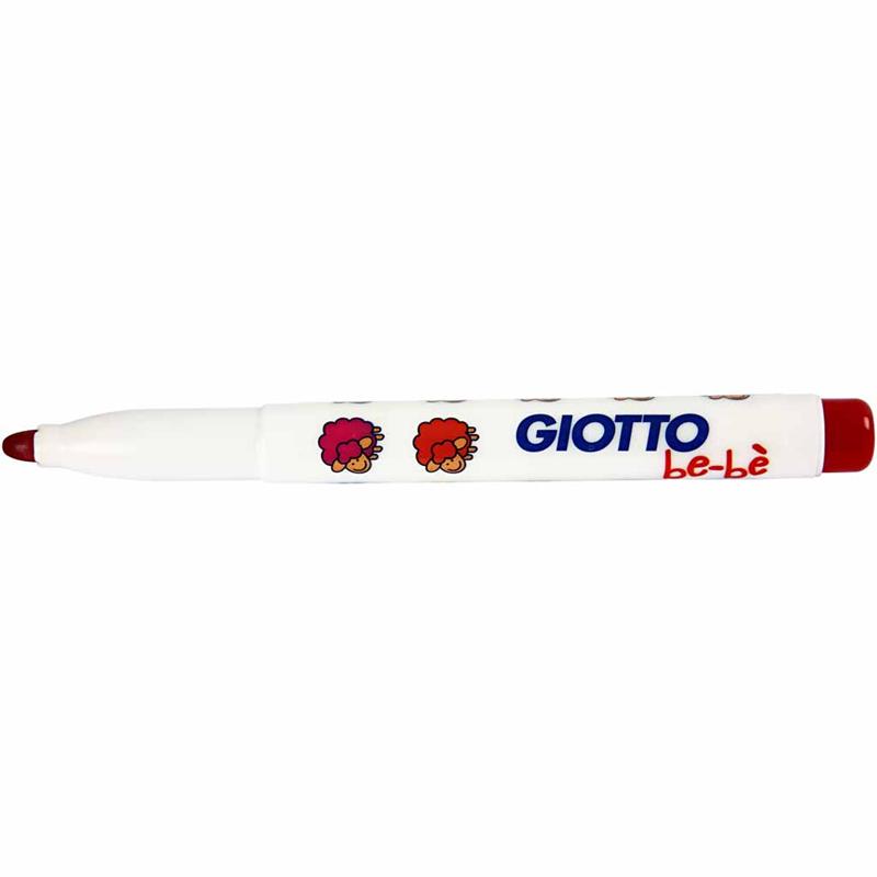 Giotto be-bè tuschpennor, Dia. 5 mm, spets 1-3 mm, mixade färger, 12 st./ 1 förp.