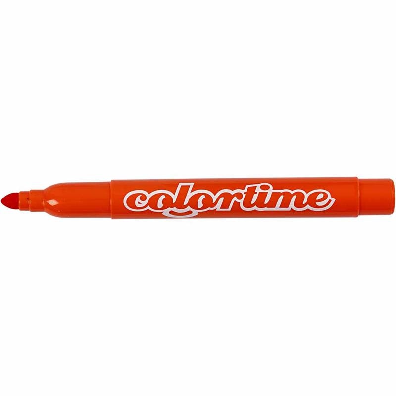 Colortime tuschpennor, spets 5 mm, orange, 12 st./ 1 förp.
