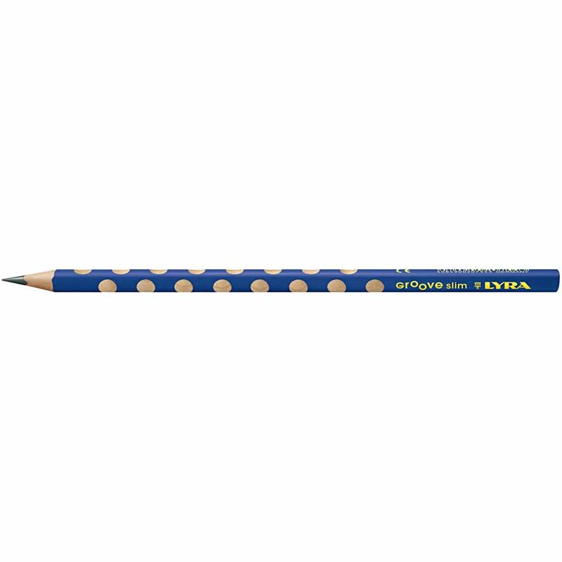 Lyra Groove Graphite blyertspennor, Dia. 7,2 mm, hårdhet HB, kärna 3,3 mm, 12 st./ 1 förp.