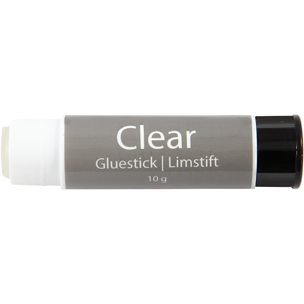 Clear limstift, Rund, 2 st./ 1 förp., 10 g