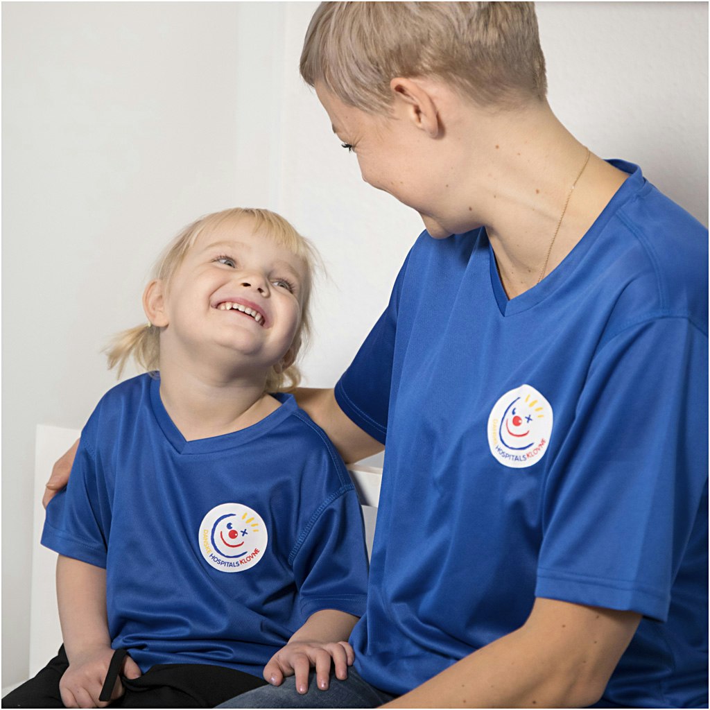 T-shirt, stl. 4-6 år, blå, 1 st.