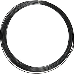 Aluminiumtråd, Rund, tjocklek 1 mm, svart, 16 m/ 1 rl.