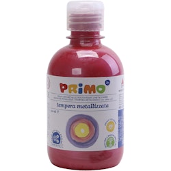 PRIMO metallic färg, röd, 300 ml/ 1 förp.