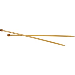 Stickor, nr. 6,5, L: 35 cm, 1 par