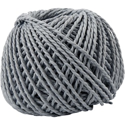 Paperyarn, tjocklek 2,5-3 mm, ljusblå, 40 m/ 1 nystan, 150 g