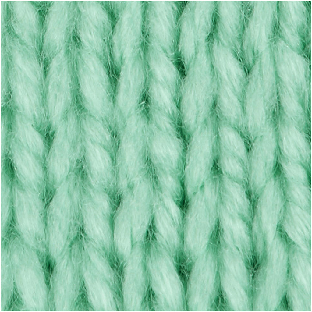 Fantasia Akrylgarn, L: 35 m, stl. maxi , mintgrön, 50 g/ 1 nystan