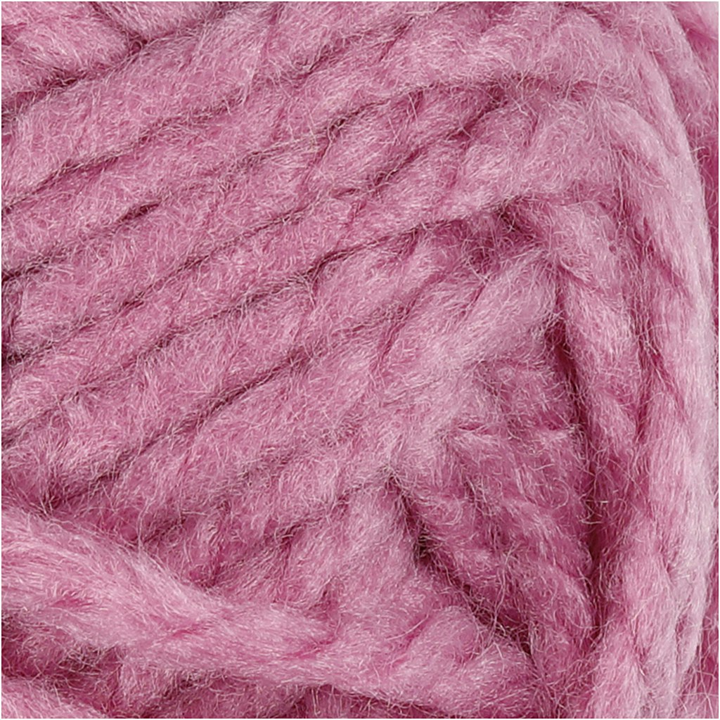 Fantasia Akrylgarn, L: 35 m, stl. maxi , rosa, 50 g/ 1 nystan