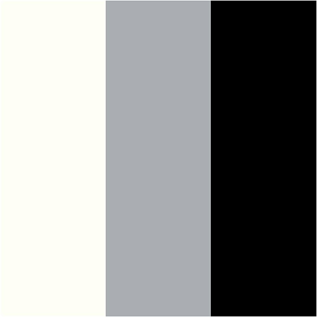 Plus Color tusch, L: 14,5 cm, spets 0,7 mm, svart, råvit, rain grey, 3 st./ 1 förp., 5,5 ml