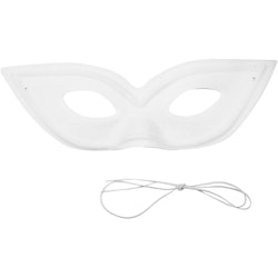Masker, H: 7 cm, B: 20 cm, vit, 12 st./ 1 förp.