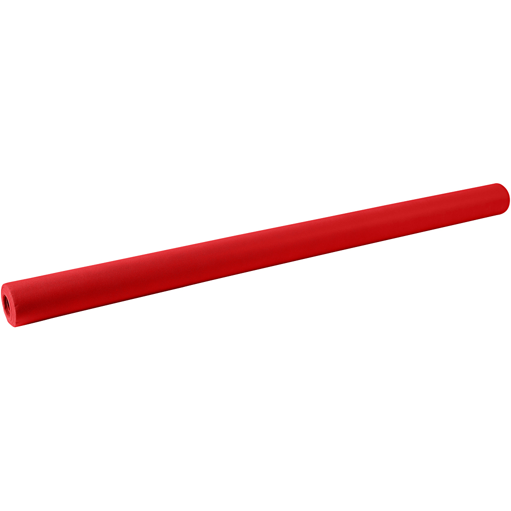 Duk av imiterat tyg, B: 125 cm, 70 g, röd, 10 m/ 1 rl.