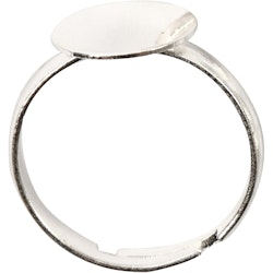 Fingerring, försilvrad, 15 st./ 1 förp.