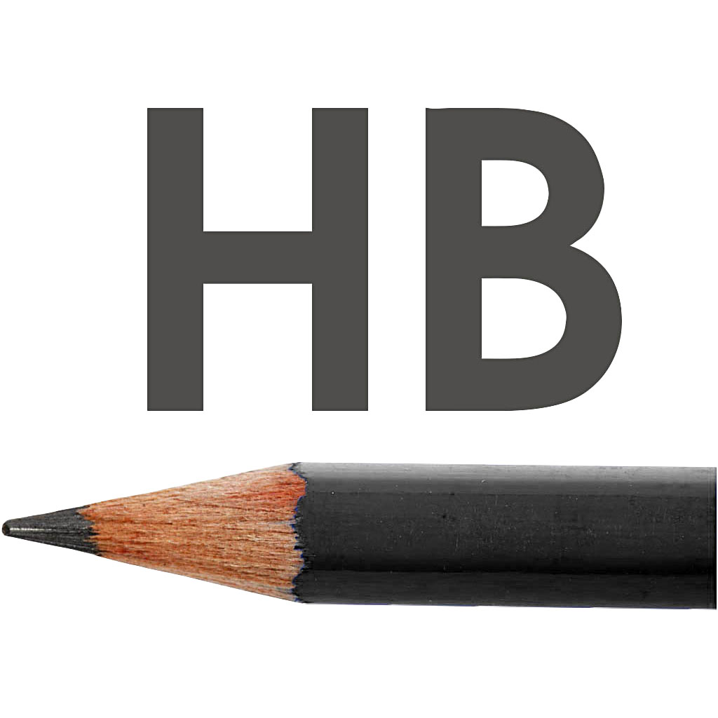Art Design blyertspennor, Dia. 6,9 mm, hårdhet HB, kärna 1,8 mm, 12 st./ 1 förp.