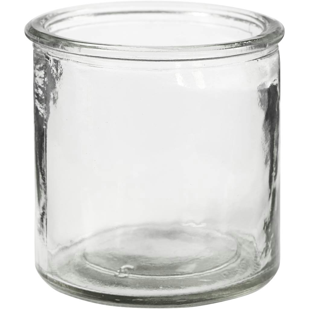 Ljusglas, H: 7,8 cm, 6 st./ 1 låda