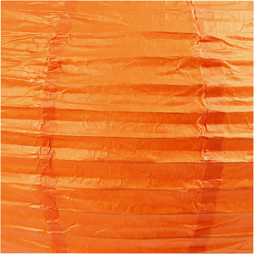 Papperslampa, Dia. 20 cm, orange, 1 st.