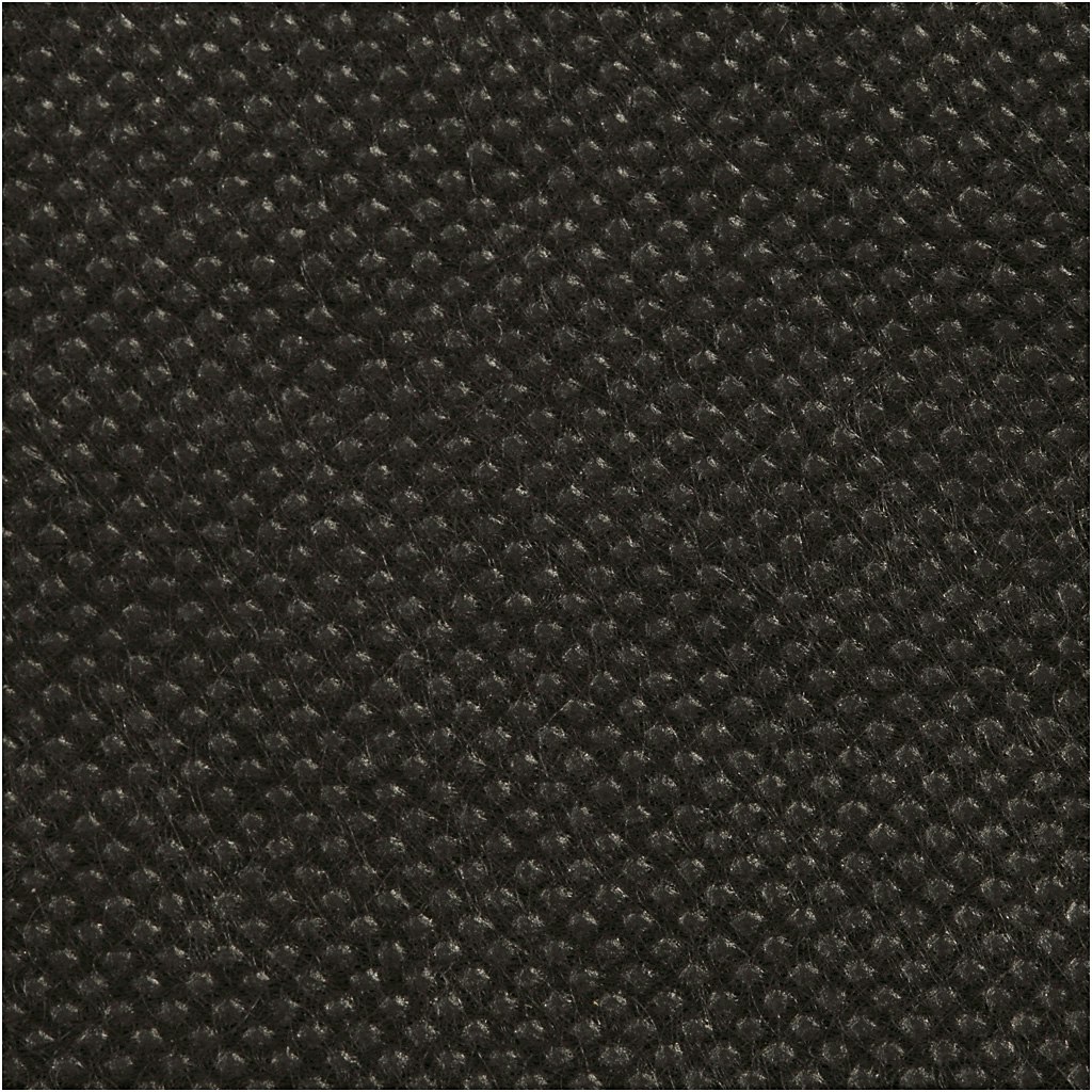Duk av imiterat tyg, B: 125 cm, 70 g, svart, 10 m/ 1 rl.