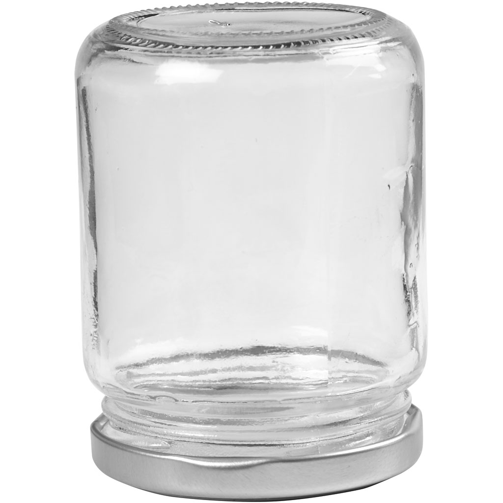 Syltburkar, H: 9,1 cm, Dia. 6,8 cm, 240 ml, transparent, 12 st./ 1 låda