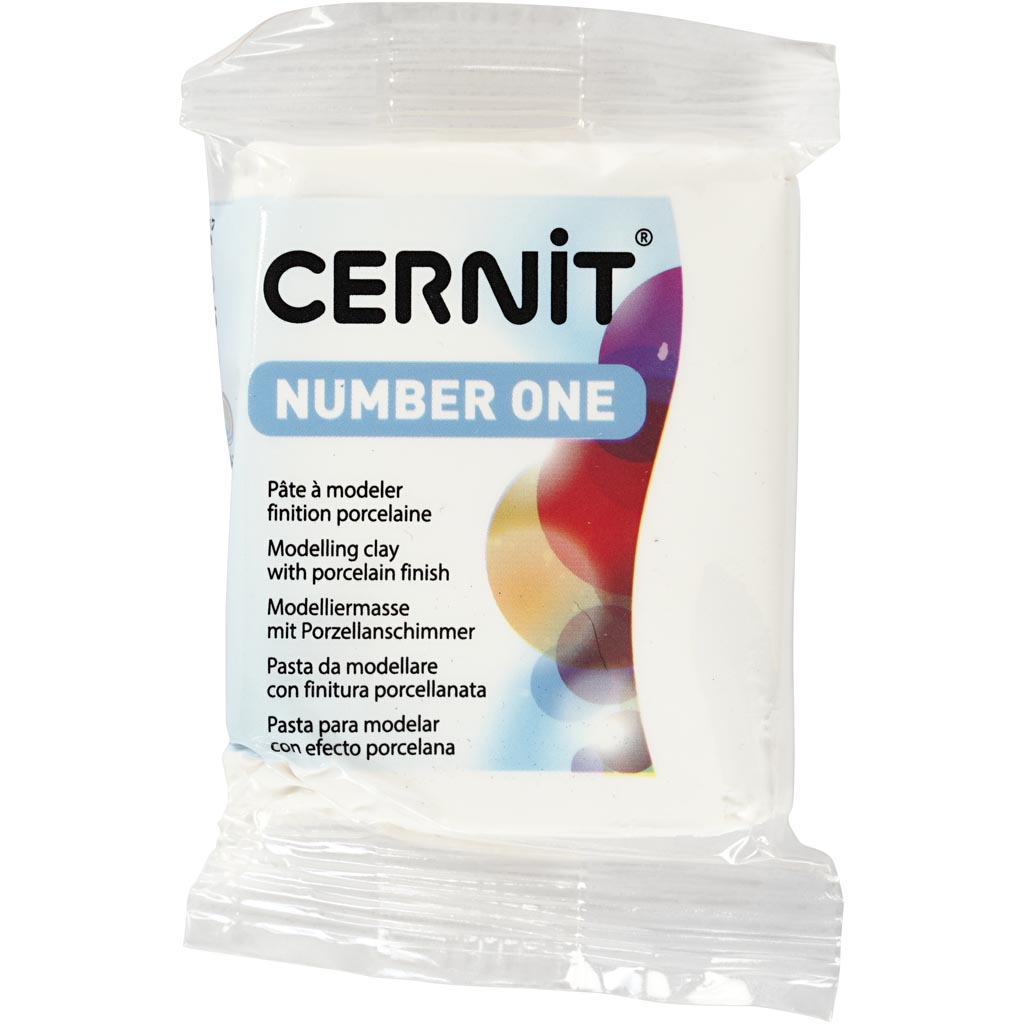 Cernit, opaque white (027), 56 g/ 1 förp.
