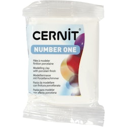 Cernit, opaque white (027), 56 g/ 1 förp.
